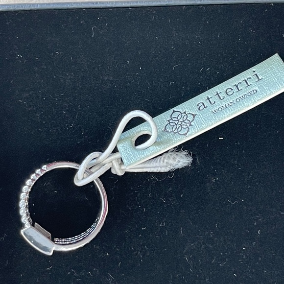 Atterri Two-Tone Cubic Zirconia Ring - Size 7 - NWT - Picture 4 of 5